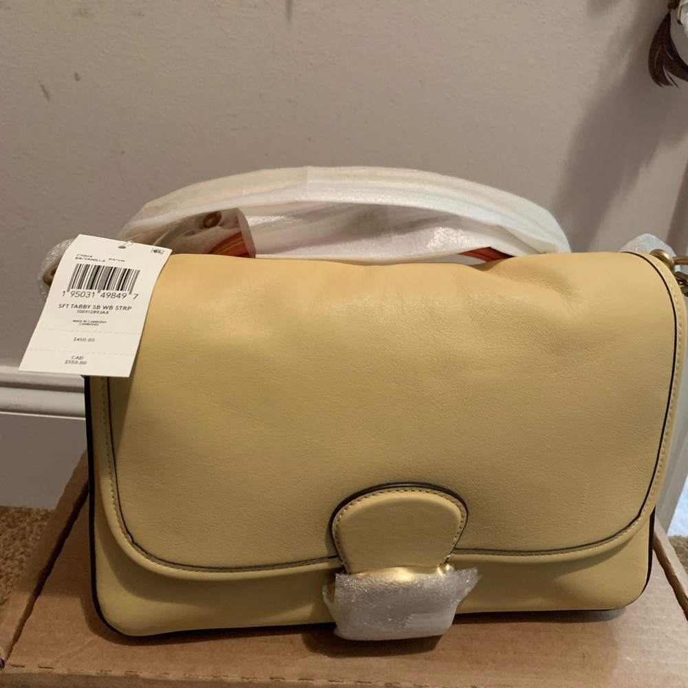 NWT Coach soft tabby